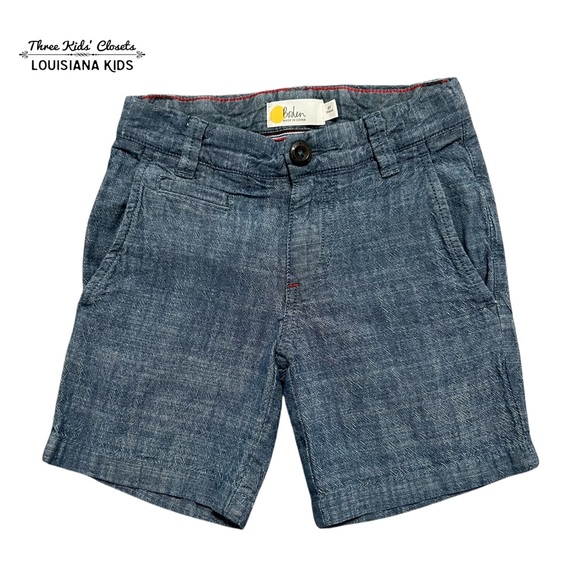 Mini Boden Other - Mini Boden 4Y Chambray Chino Shorts